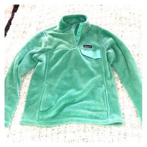 Patagonia Re Tool Snap Vjosa Green Fleece Medium